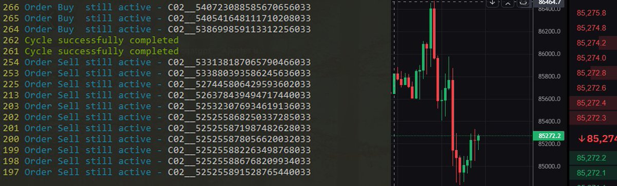 crypt0mancien's tweet image. 💥Belle mèche à 86k.

Tu te ruines sur les leviers ?

Qui que tu sois je te remercie d'avoir payé mes fees.

Mon bot achète du #bitcoin bas et revend haut.

Je le partage avec mes premiums ⬇️

(PS: je supprime le thread avant ce weekend)