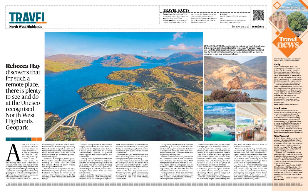 Remote,stunning, that's <a href="/VisitScotland/">VisitScotland</a> and <a href="/NWHGeopark/">NW Highlands UNESCO Global Geopark</a>. Where better to stay than <a href="/HighlandCoast/">Highland Coast Hotels</a> Check out my article <a href="/pressjournal/">The Press and Journal</a> <a href="/TravWriters/">BGTW</a>