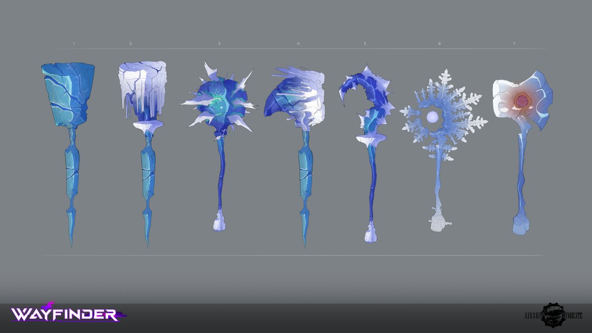 _lysoljones's tweet image. Ice golem concepts I did for Wayfinder,