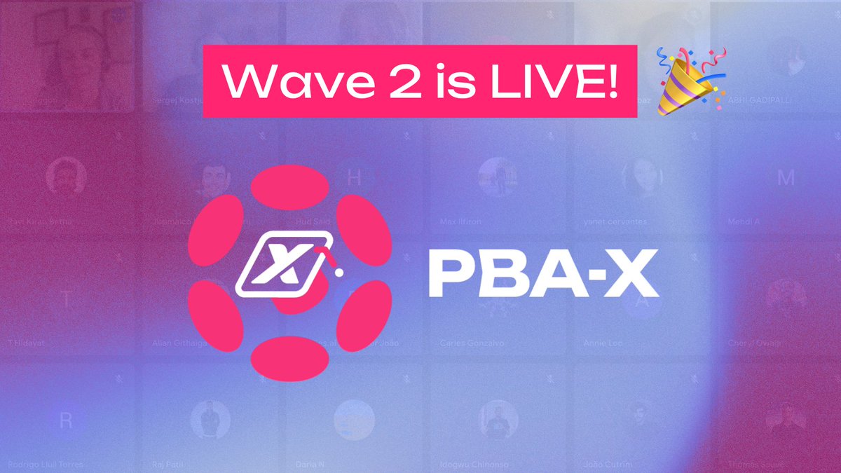 New wave, same mission: PBA-X Wave 2 kicked off! 🌊🥳

For the next 4 weeks, our new online cohort composed of students from all around the world, is diving into:

🔐 Cryptography - signatures, hashing, encryption
⛓️ Blockchain mechanics - consensus, contracts, forks
🏛️