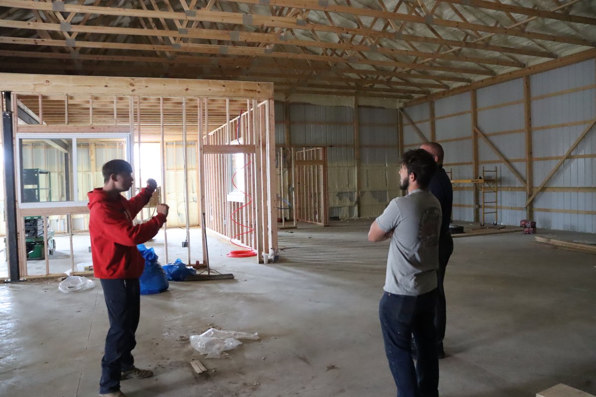 Excited by the progress on our new Construction building. Located behind Fire Prairie Upper Elementary, the new building will let students train year-round on masonry, plumbing, electricity, carpentry, and equipment operations. 
#FortProud #CTCConstruction