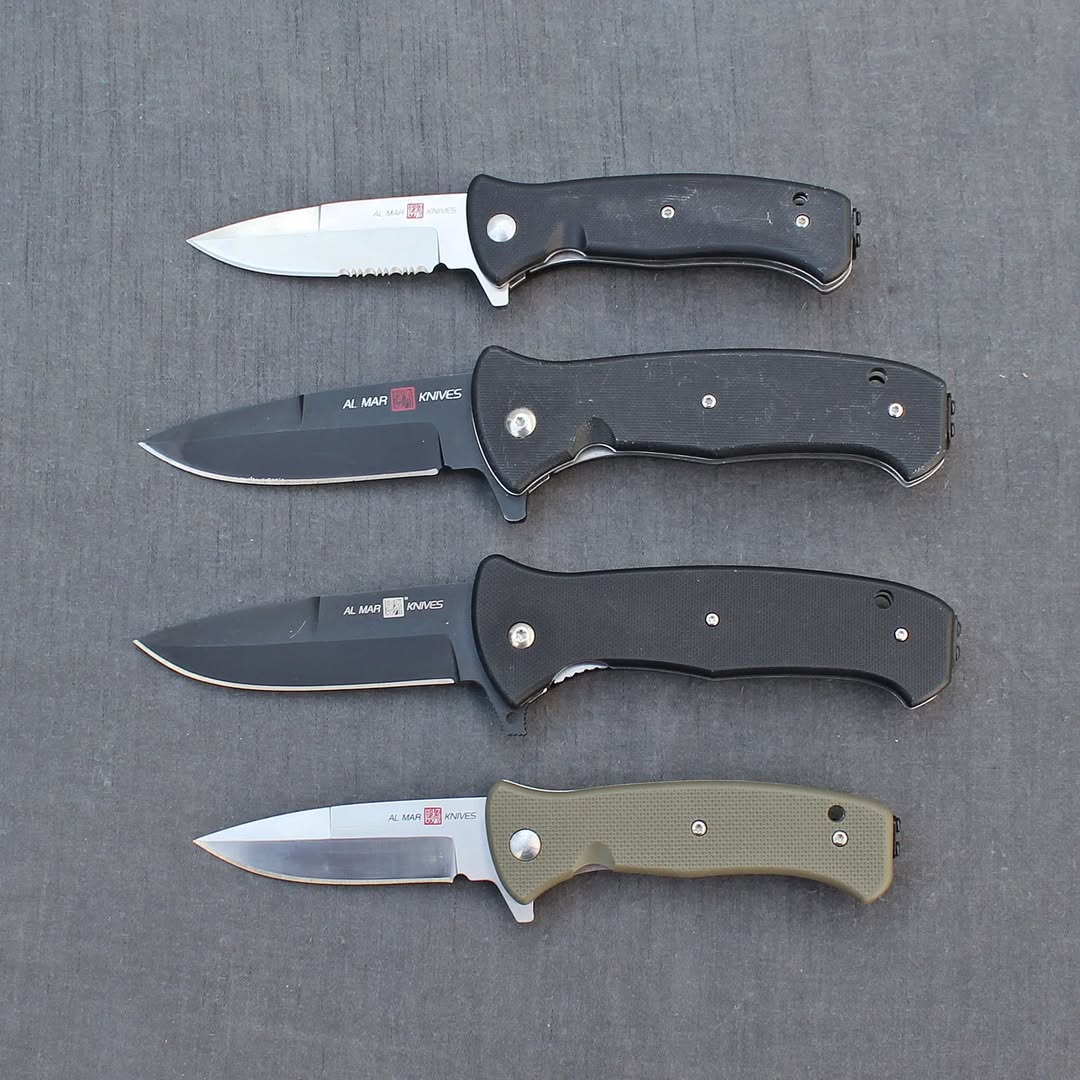 almarknives's tweet photo. One name. Many forms. The SERE folding lineup delivers when it counts.

Shop now: https://t.co/4i5mRxkSI6

📸: @knivesandbikes

#AlMarKnives #SERESeries #EDC #TheWarriorsEdge https://t.co/tzqoYvmoq0