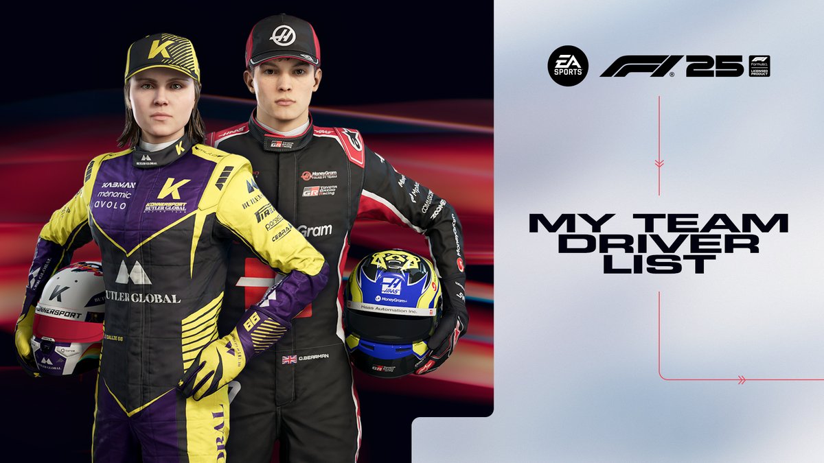 EASPORTSF1's tweet photo. Who gets the seats on YOUR team? 👀

#F125 • https://t.co/srjozb7uvb https://t.co/o53vHYVtfK
