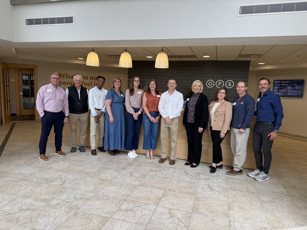 eclipsebbuilder's tweet image. Our interiors team had the opportunity to tour the OFS factory with our amazing client, @all_in_credit_union! ⁠From exploring craftsmanship and innovation to planting a pecan tree as a meaningful step toward sustainability—it was a day filled with connection and purpose. ⁠
⁠
