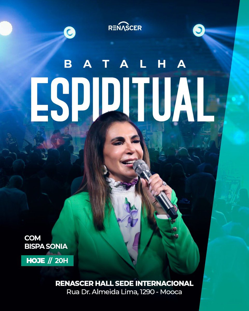 🙏❤️‍🔥 Hoje é dia de BATALHA ESPIRITUAL!

Venha se juntar a nós às 20h. Vamos fortalecer nossa fé! 
Marque nos comentários quem vai te acompanhar hoje nessa noite de oração. ✝️

#RenascerEmCristo