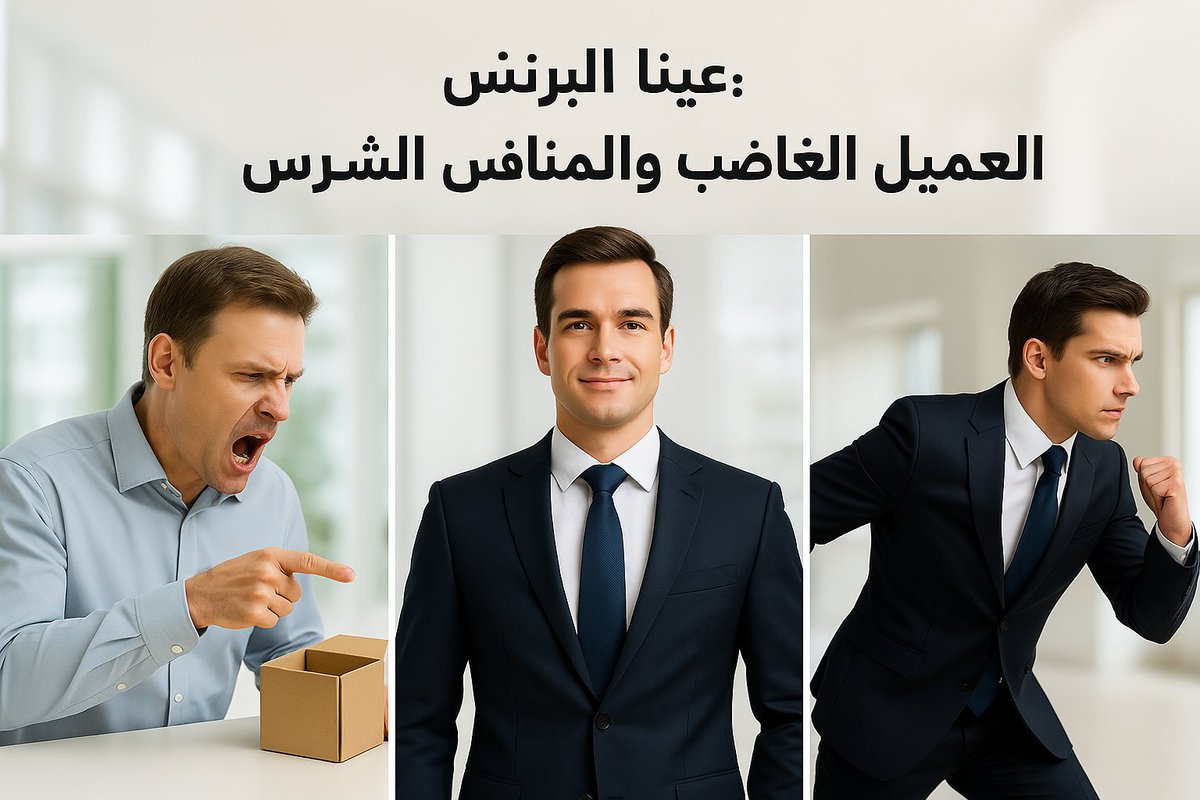 1️⃣ العميل الغاضب والمنافس الشرس… يمكن تكرههم، لكنهم فعليًا “عينا البزنس”.

هم أكثر من يريك حقيقتك دون مجاملة.
كيف؟ تابع السلسلة 👇

⸻

2️⃣ قصة: أول متجر إلكتروني فتحت فيه، وصلني تقييم سلبي من عميل كتب: “المنتج ممتاز بس التغليف سيّئ ويأخذ وقت بالتوصيل.”

زعلت… لكن بعدها غيرت