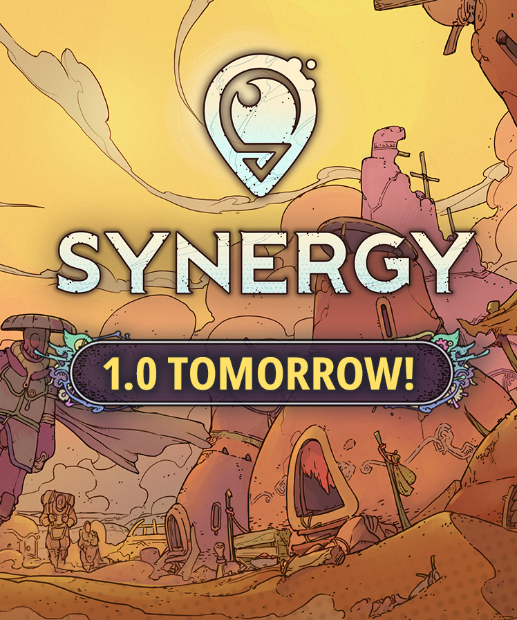 Synergy 1.0 launches tomorrow!🌿
Make sure it’s on your wishlist to get notified as soon as it goes live: store.steampowered.com/app/1989070/Sy…