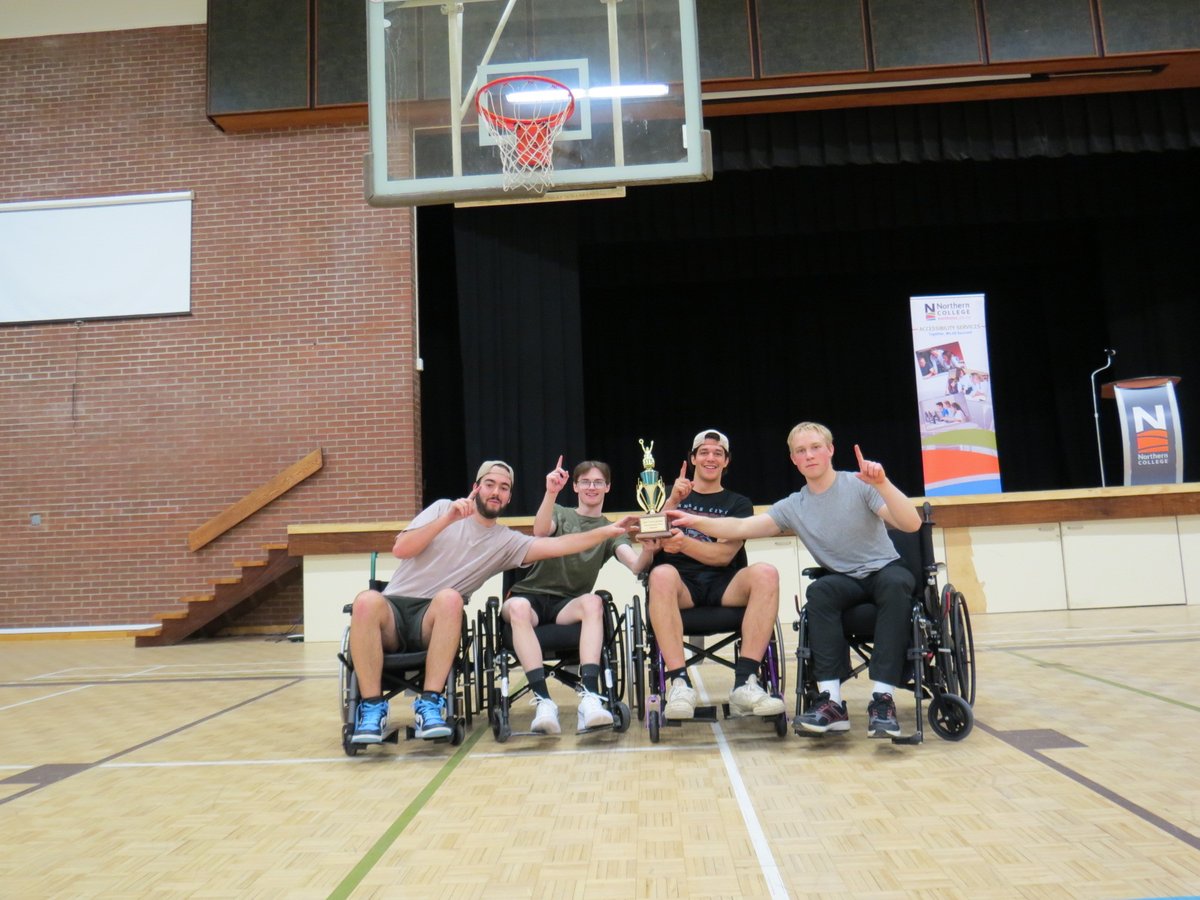 We had an incredible time at the Wheelchair Basketball Game for Accessibility Awareness Day at the Haileybury Campus! 🏀💙 
 
Thanks to everyone who came out to play and helped us raise awareness.  Congratulation to the team, Pop a Wheelies, for winning the game!