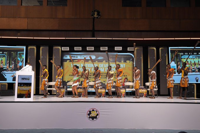 It was a great performance from the Ndere Cultural Centre that brings Uganda’s vibrant heritage to life with electrifying performances by the Ndere Troupe, weaving traditional music, dance, and storytelling into an unforgettable celebration of the #CreativeEconomyUG