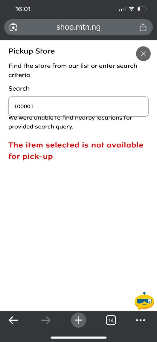 SEYI 🦋 (@seyinobs) on Twitter photo I try to purchase the <a href="/MTNNG/">MTN Nigeria</a> 5G router online, it’s saying it isn’t available for home delivery, i tried pick up same thing. <a href="/MTN180/">MTN Nigeria Support</a> #mtnnigeria I try to purchase the <a href="/MTNNG/">MTN Nigeria</a> 5G router online, it’s saying it isn’t available for home delivery, i tried pick up same thing. <a href="/MTN180/">MTN Nigeria Support</a> #mtnnigeria