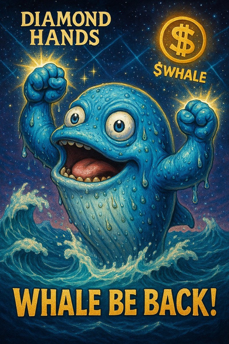 🚨 We are now making custom prompts for Crypto Projects. We have been receiving overwhelming demand via our DM's to do this!

So, our first one is for our friends at $Whale! 🐳

Make your very own $Patch Whale at solpatchkids.com/patchwhale.html

Which project should we work with next?