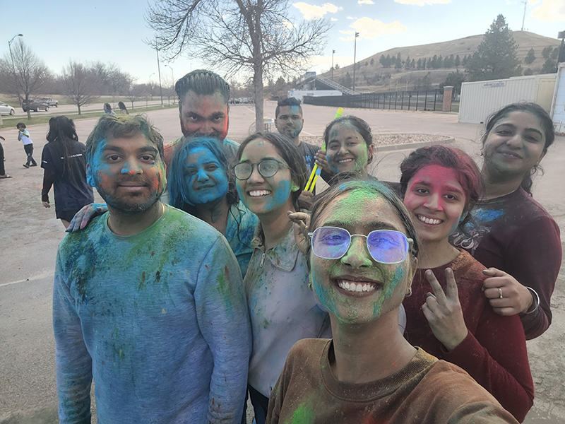 Join us Saturday at 11 AM for Holi! Holi, or the Festival of Colors, celebrates the arrival of Spring and is a family-friendly, free event, and all are encouraged to wear white! 

shorturl.at/98SXu

#SouthDakotaMines #HardrockerStrong #HardrockerProud