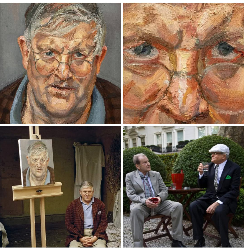 Lucian Freud et David Hockney