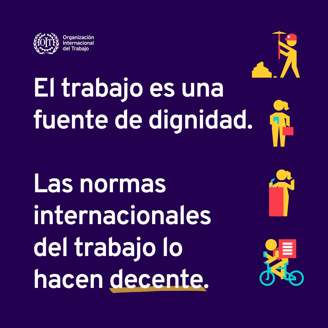 📣El trabajo no es una mercancía que se pueda negociar para obtener más ganancias o conseguir el precio más bajo.
🙋🏽‍♀️🙋‍♂️El trabajo es fuente de dignidad, bienestar y desarrollo, y es la base para la cohesión y la #JusticiaSocial.