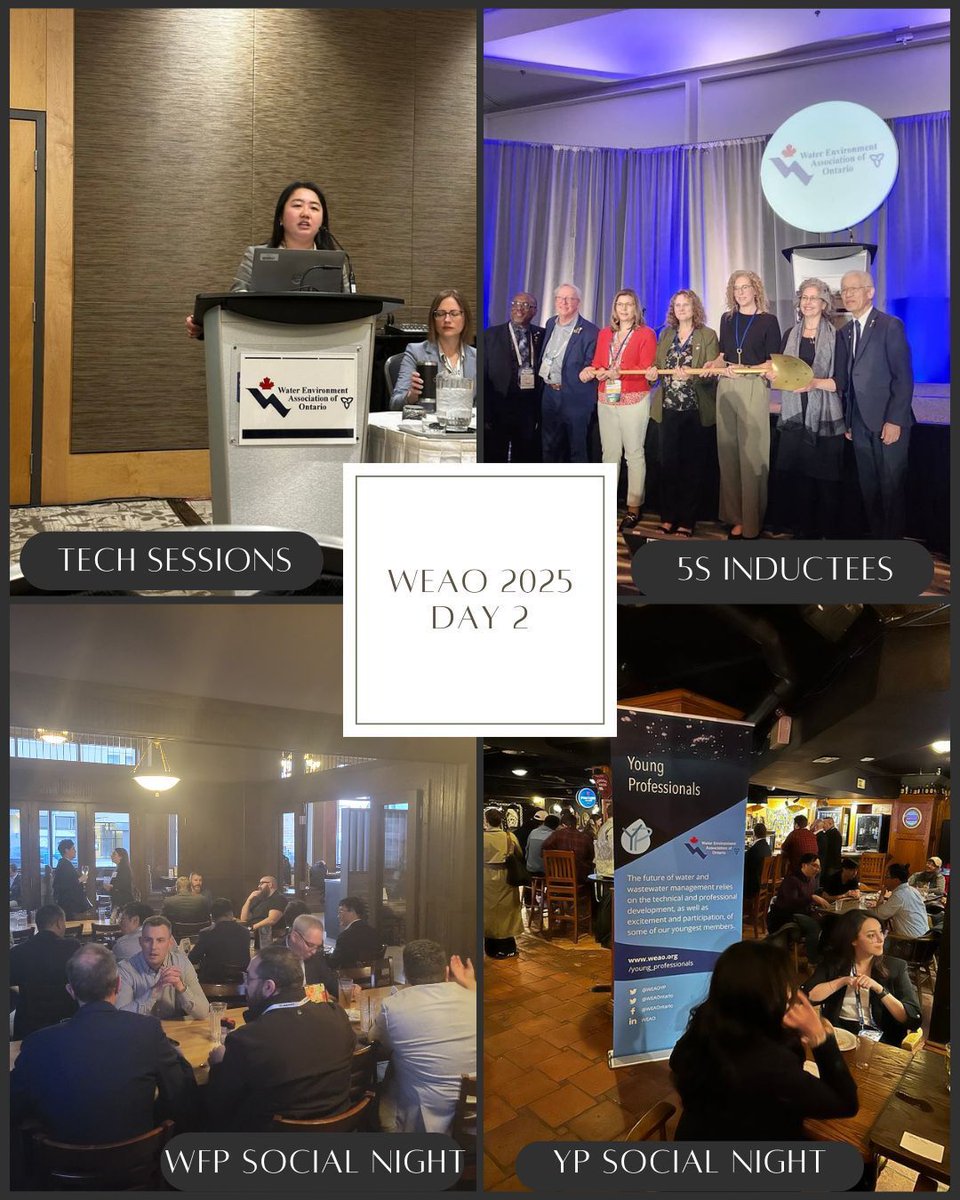 Highlights from #WEAO2025 Day 2! Monday was packed full of highlights, including the Keynote Speaker, Awards Luncheon, Exhibition Hall, and the many social events in the evening. A huge thank you to those who donated to the OPCEA Beer Reception, over $1700 was raised for WFP!