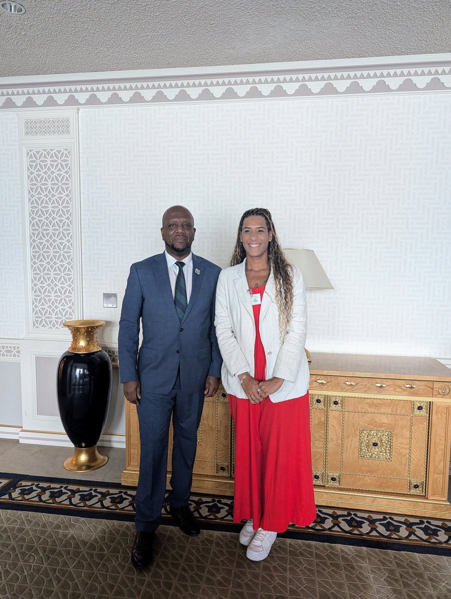 AmbMKimani's tweet image. On the sidelines of #PFPAD2025, meeting the inspiring @aniellefranco, Brazil’s Minister of Racial Equality, to discuss strengthening the cultural ties between Africa and Brazil. At 112 million, Brazil has the largest African diaspora outside the continent