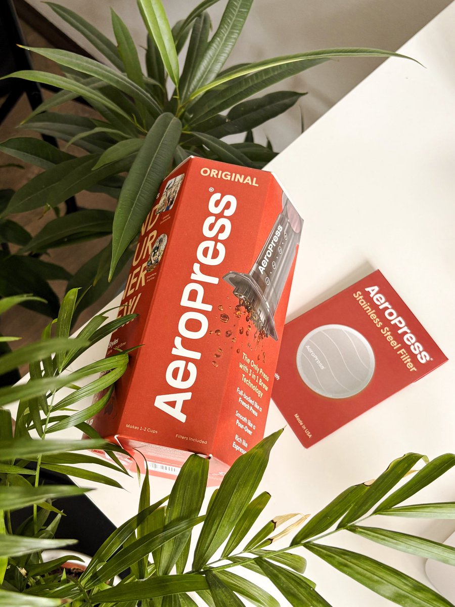 Time for some good coffee ✨ <a href="/AeroPress/">AeroPress</a>