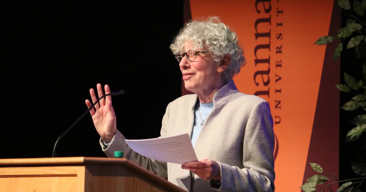 SusquehannaU's tweet image. Thank you to all who joined us for Jill Dolan's presentation on "Performance as Possibility: Finding Joy and Hope at the Theatre." 

This event was made possible by The Dr. Bruce L. Nary Theatre Guest Artist Fund.

#SusquehannaUniversity #GoSU