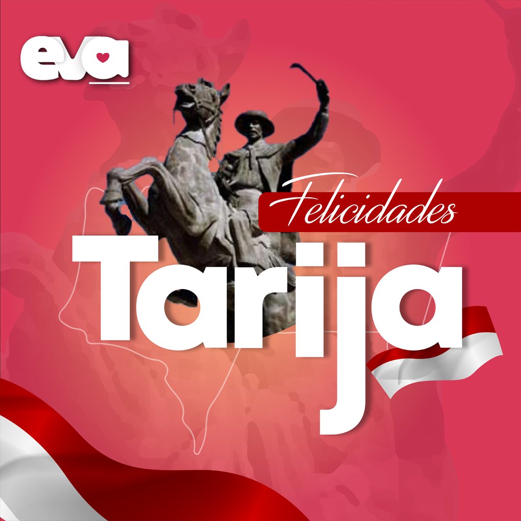 Felicidades, Tarija querida.  208 años de historia, coraje y belleza. A su gente valiente, trabajadora y soñadora: gracias por no rendirse. Creo en ustedes, en su fuerza y en su futuro. Por que Juntos somos la fuerza que renueva nuestro país.