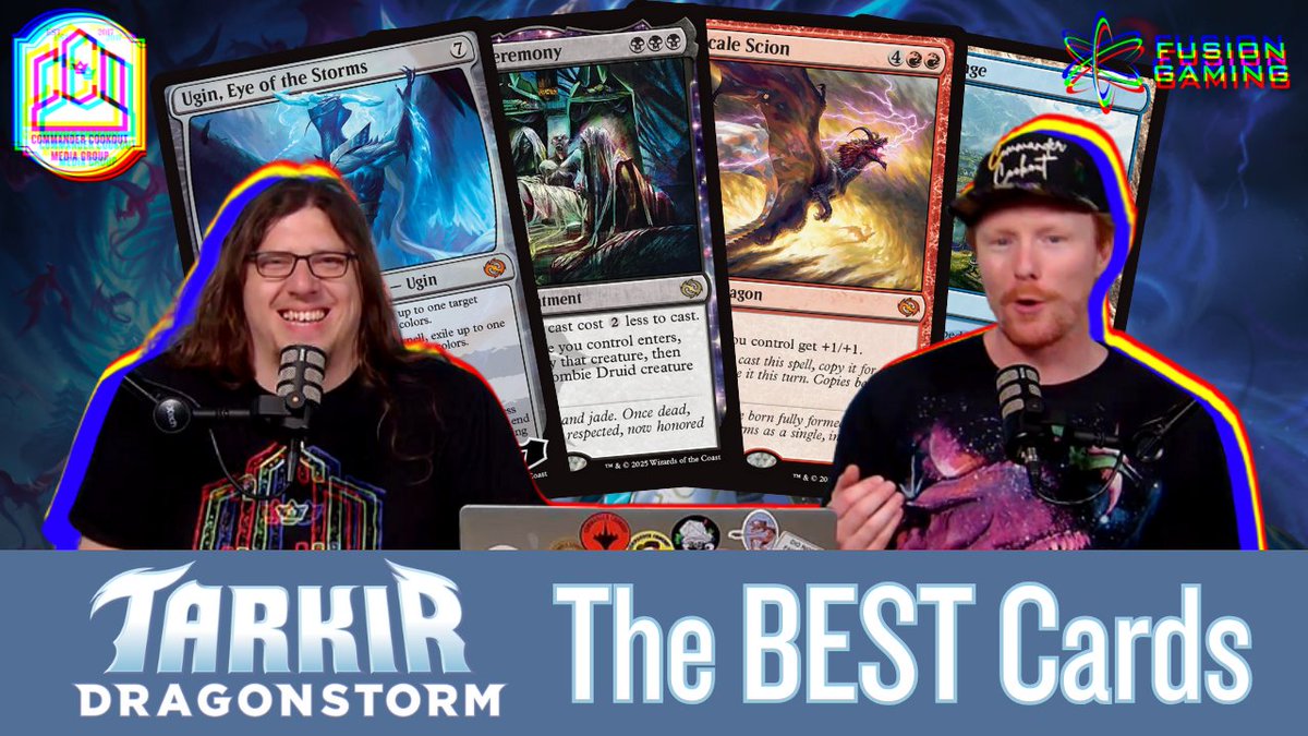 This week: We loved a lot of cards from the brand new Tarkir: Dragonstorm. Come hear all about the most powerful ones and how they will make their way into our decks.
youtu.be/lIo5vECGjTU