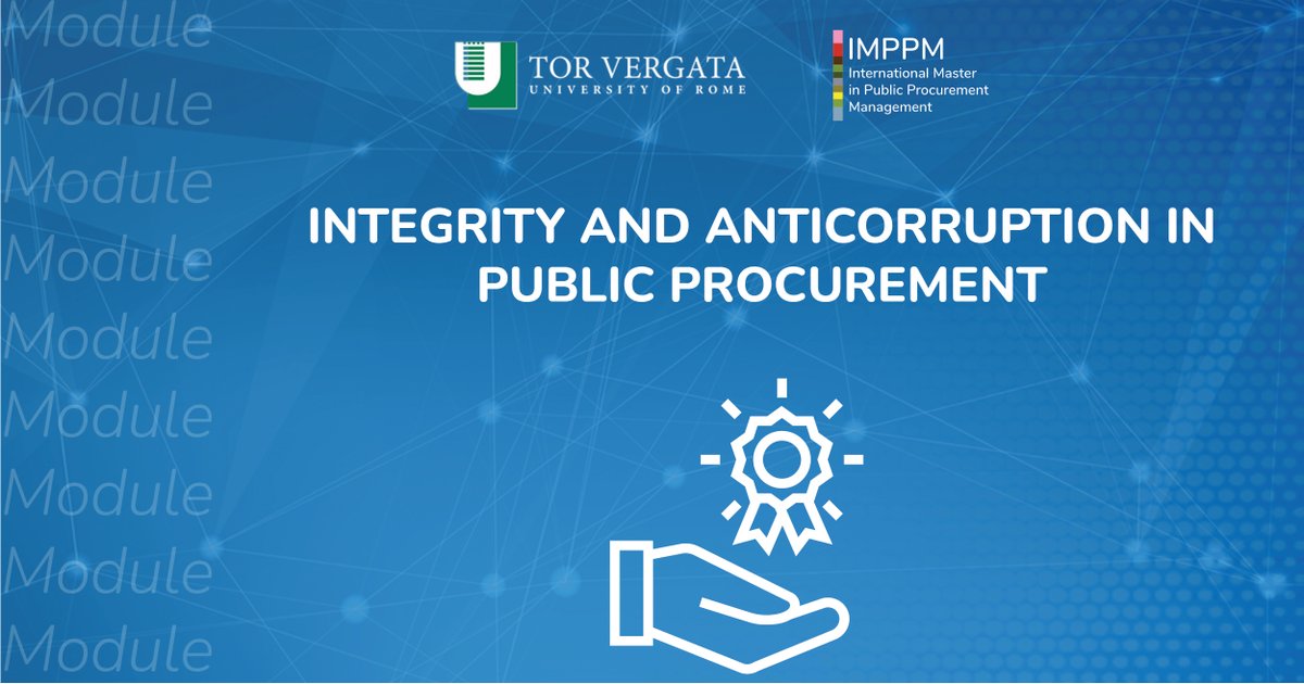 IntMasterProcurement (@masterippm) on Twitter photo ๐ก๏ธ This week <a href="/MasterIPPM/">IntMasterProcurement</a> โs focus: #Integrity & #Anticorruption in PP.
With <a href="/GustavoPiga/">Gustavo Piga</a> , <a href="/nicolaallocca/">nicola allocca</a> & <a href="/stanamaric/">stana maric</a> , we explore tools & strategies for ethical, transparent procurement practices.
Fighting corruption starts here.
#PublicProcurement #Ethics
<a href="/AnnalisaCaste/">Annalisa Castelli</a> ๐ก๏ธ This week <a href="/MasterIPPM/">IntMasterProcurement</a> โs focus: #Integrity & #Anticorruption in PP.
With <a href="/GustavoPiga/">Gustavo Piga</a> , <a href="/nicolaallocca/">nicola allocca</a> & <a href="/stanamaric/">stana maric</a> , we explore tools & strategies for ethical, transparent procurement practices.
Fighting corruption starts here.
#PublicProcurement #Ethics
<a href="/AnnalisaCaste/">Annalisa Castelli</a>
