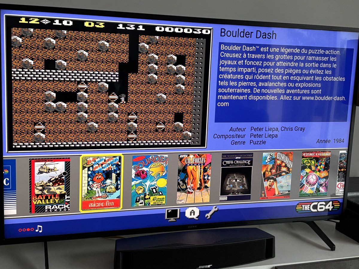 hades0641's tweet photo. Mes premiers games, pas sur la même bécane,mais ça y ressemble. #theC64mini https://t.co/9zw2KRx8O5