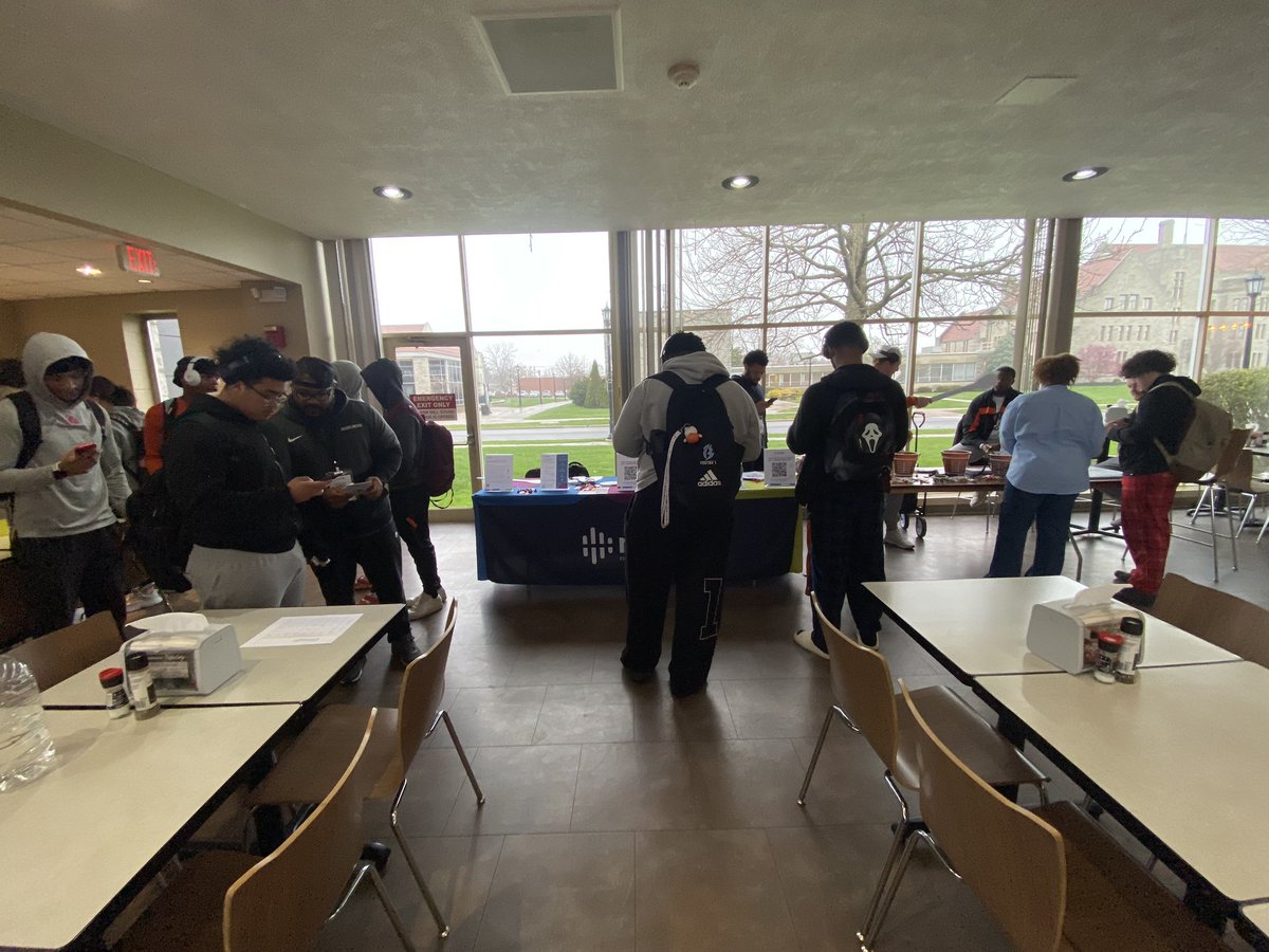 Coach_Donaldson's tweet photo. Our annual @nmdp_org registry drive is rolling already!! Come to the cafe to get register and possibly save a life! https://t.co/4aGnDQen4i