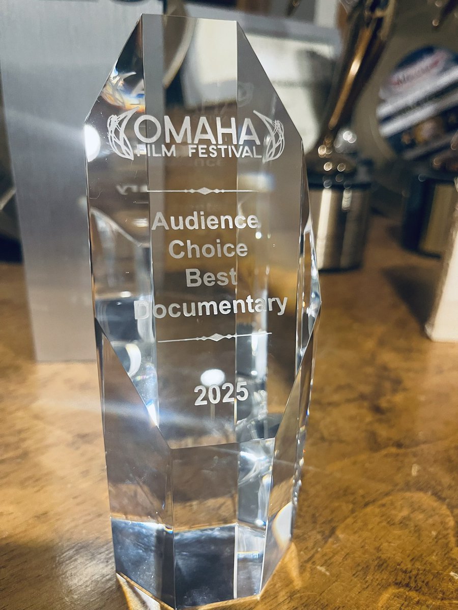 DMWeiss's tweet image. We’re honored to have received the Audience Choice award at the Omaha Film Festival for The RoseMan of Omaha.
