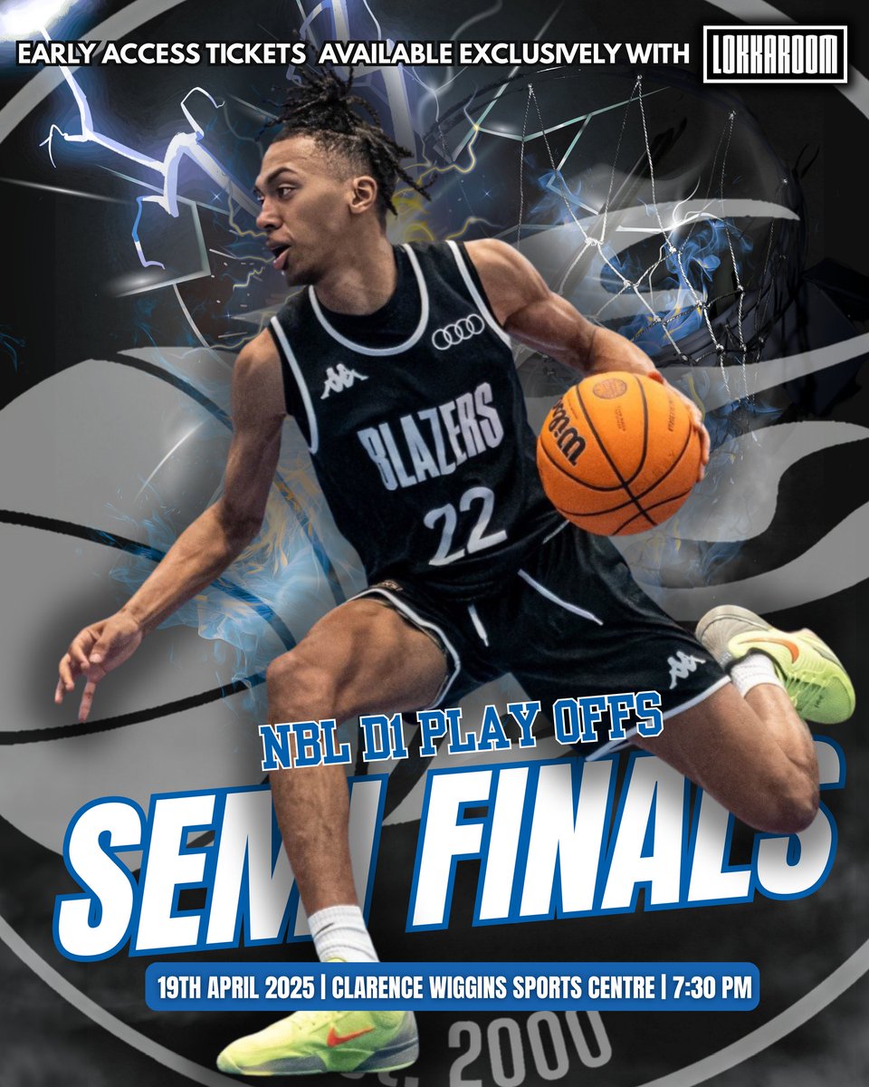 Tickets are already FLYING! 🚀

Blazers vs Rockets, Saturday 7:30PM. Early Bird tix ONLY on Lokkaroom! 🎟️

Get loud! 📣
 tickets.lokkaroom.com/events/73389/n…

#LETSGOBLAZERS #NBLPLAYOFFS #FEELTHEHEAT