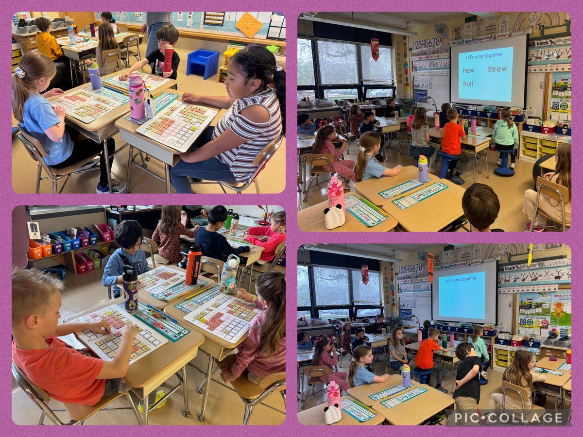 First graders were rocking their <a href="/UFLiteracy/">UF Literacy Institute</a> in Mrs. Novotny’s class this morning! #dg58pride #LEchoosesHAPPY