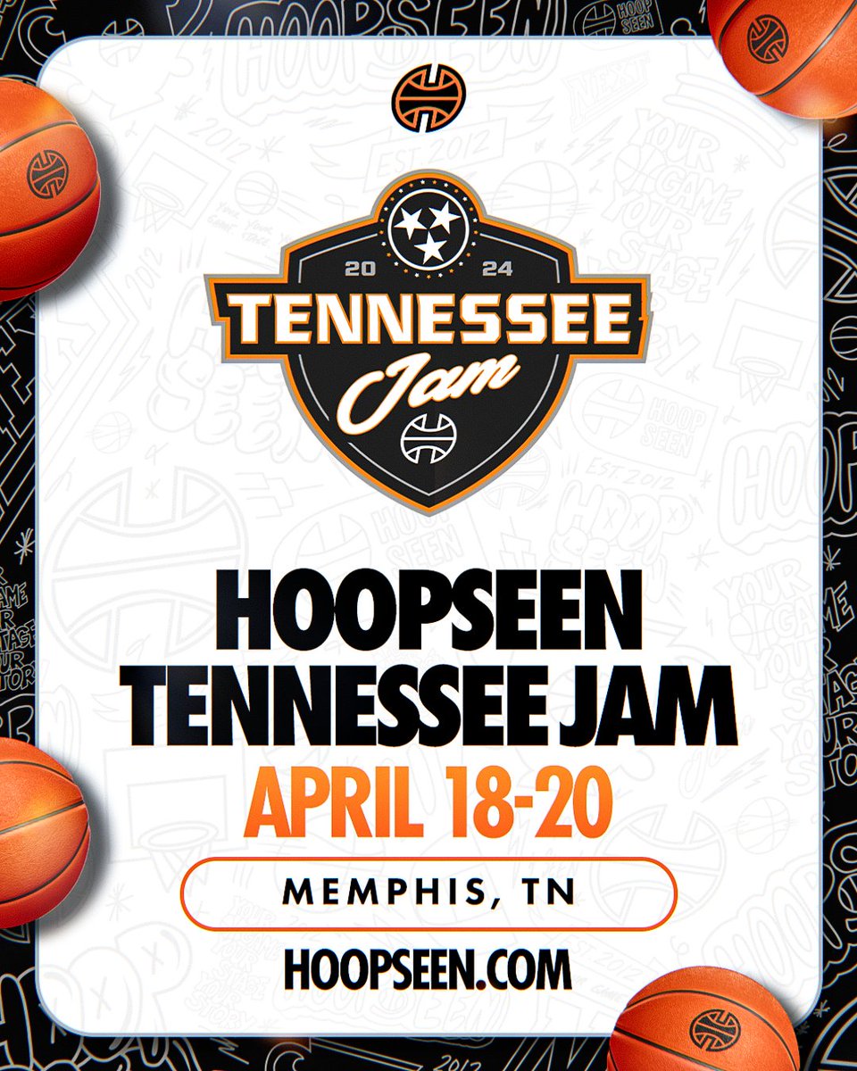 hoopseen's tweet photo. LAST CALL!

We still have space available for the Tennessee Jam &amp; Spring Jam tipping off this weekend. 

Register ASAP if interested!

https://t.co/M3dVCdHSdn https://t.co/82gMtkOE00