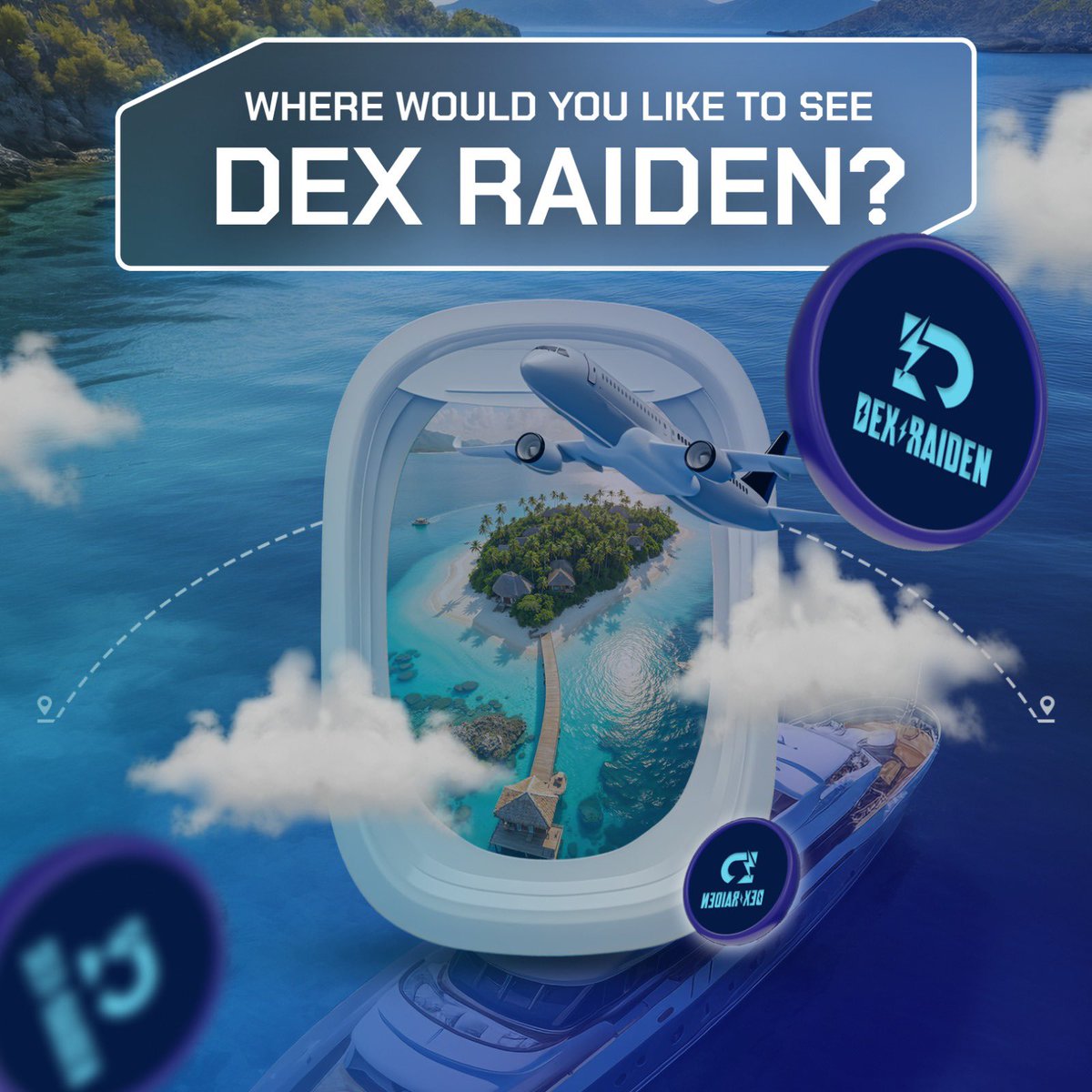 Where would you like to see Dex Raiden? What do you imagine in a few months or years?  

How high can we fly in your perspective? What do you expect from us?

Now speaking of locations, where do you want to see Dex Raiden? Which Cex? Newspapers? Ads where? We want to hear your