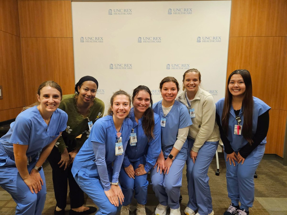 UNCHealthRex's tweet photo. 🎉 Join us in giving a warm UNC Health Rex welcome to our incredible new graduate nurses who started this past March! 💙

We’re so excited to have you on our #OneGreatTeam! 👏🩺

#rex #rexrocks https://t.co/AM4tsty3FL
