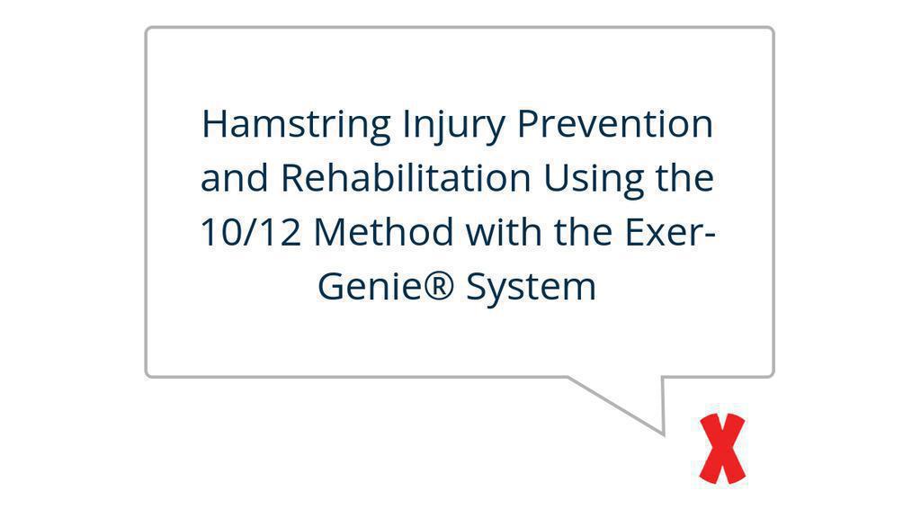 myexergenie's tweet image. Emphasizes slow, controlled movement to enhance muscle lengthening under tension—a key factor in reducing injury risks.

Read more 👉 lttr.ai/AdrBE

#hamstringprevention #HamstringInjuries #RehabilitationStrategies