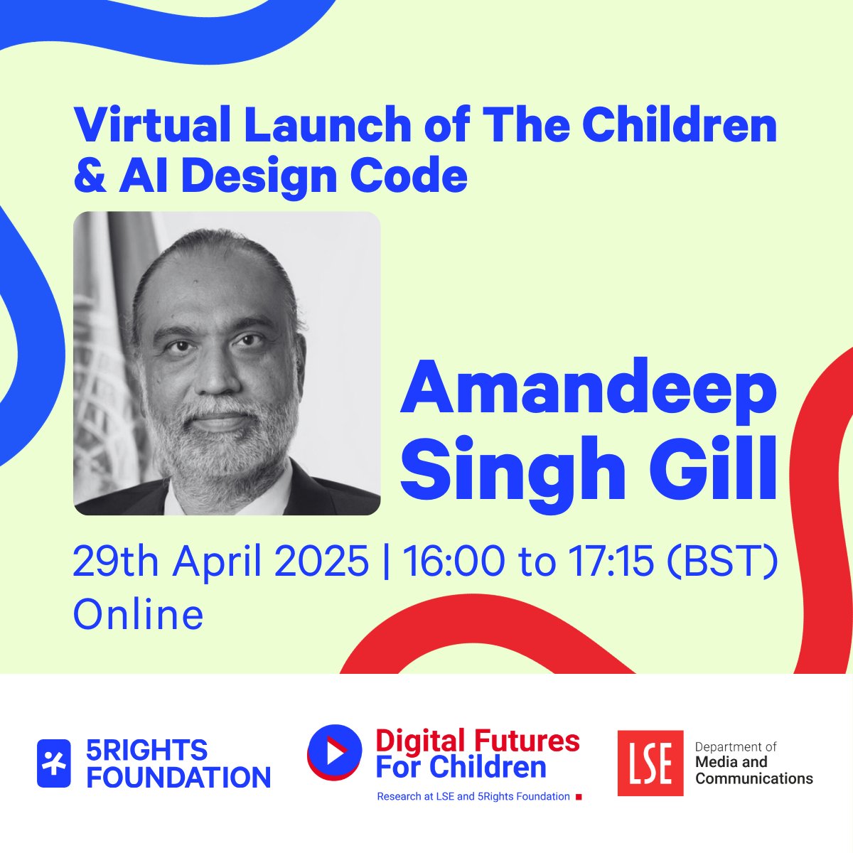 5Rights Foundation (@5rightsfound) on Twitter photo 🤖We owe it to children to show the forethought to make AI safe and empowering - that's why we need to bring the Children & AI Design Code to life.
Join <a href="/gioasempre/">Amandeep Gill</a>, for our Virtual Launch of The Children & AI Design Code.
💻Register:
events.teams.microsoft.com/event/d61abacc… 🤖We owe it to children to show the forethought to make AI safe and empowering - that's why we need to bring the Children & AI Design Code to life.
Join <a href="/gioasempre/">Amandeep Gill</a>, for our Virtual Launch of The Children & AI Design Code.
💻Register:
events.teams.microsoft.com/event/d61abacc…