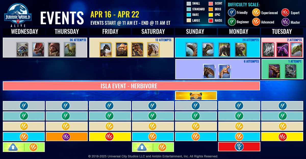 Get ready for a new week! Follow us &amp; stay up-to-date with the weekly Events. Who will you be darting this week? 

Note: If changes occur, we’ll make sure to mention them here
Play today and Claim your FREE in-game gift: ludia.gg/JWA25_415