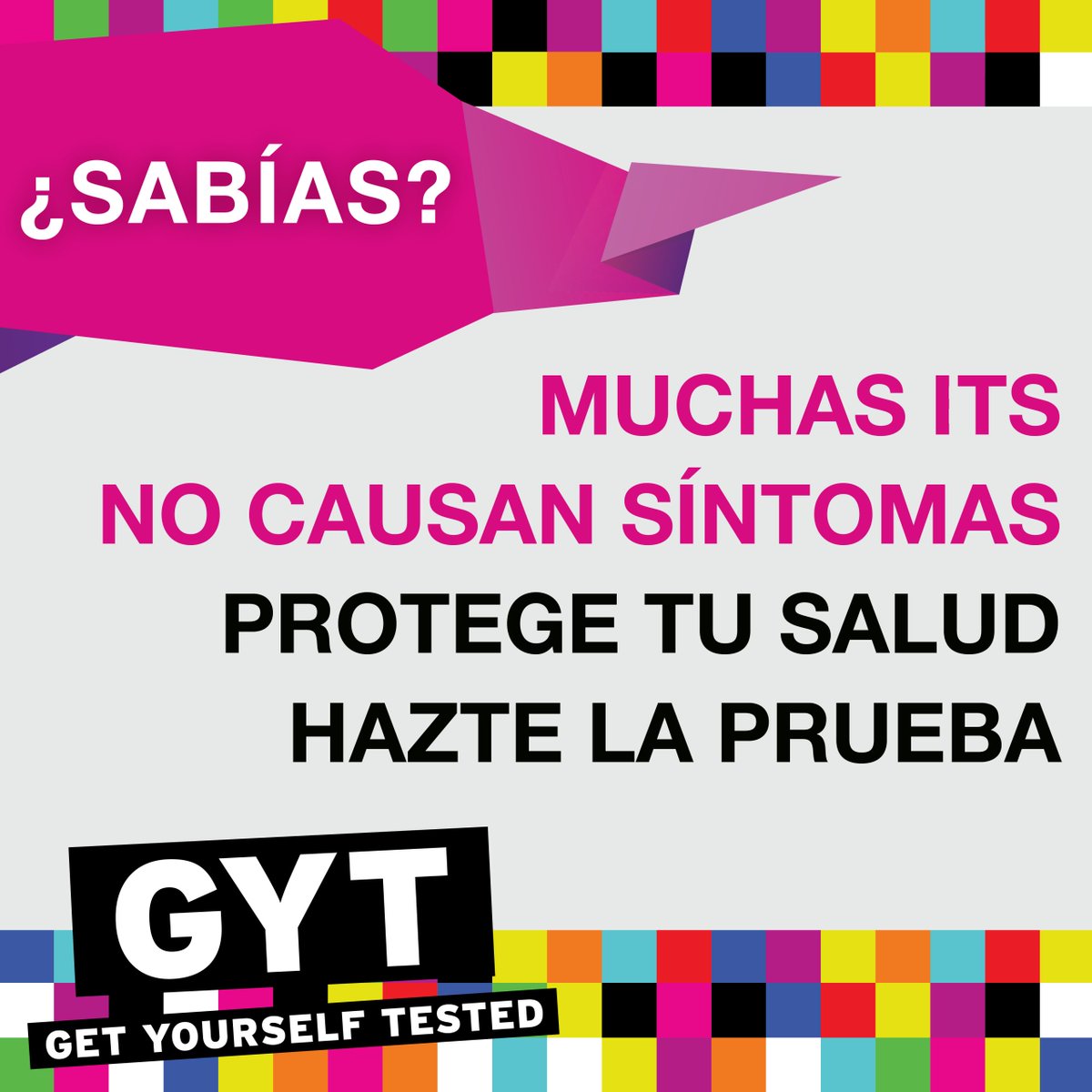 DYK? All STIs can be treated &amp; some can be cured. Many #STIs have no symptoms. The only way you can be sure of your status is to Get Yourself Tested. codman.org/xclinic &amp; bit.ly/30ghrma #GYT #STIweek
