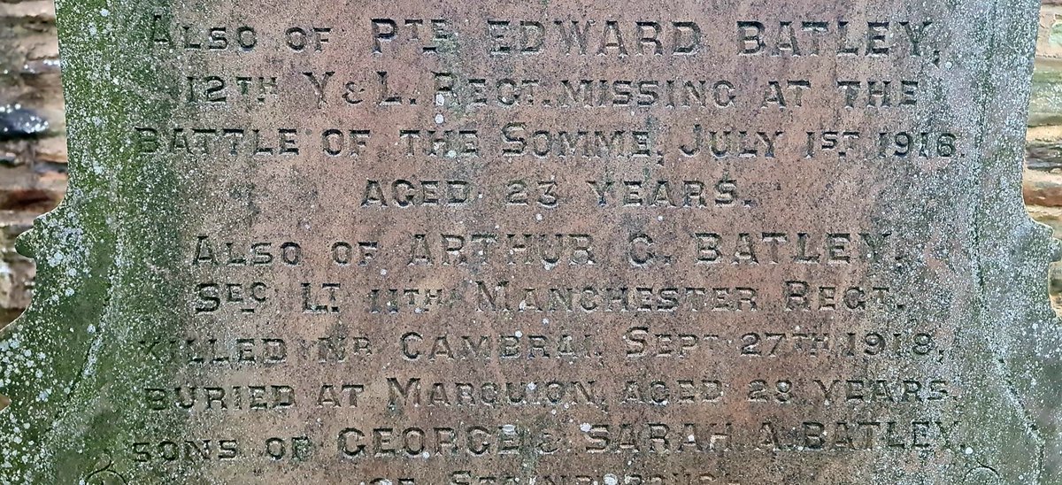 WW1 Family Inscriptions tweet media