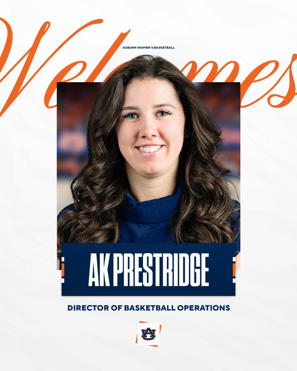 Auburn Women's Basketball (@auburnwbb) on Twitter photo Auburn Family, join us in welcoming BACK to the Plains the first two members of <a href="/LarryVickersAU/">Larry Vickers</a>'s staff!
Welcome home, <a href="/CoachMcCombs/">Caroline McCombs</a> and AK Prestridge!
#WarEagle Auburn Family, join us in welcoming BACK to the Plains the first two members of <a href="/LarryVickersAU/">Larry Vickers</a>'s staff!
Welcome home, <a href="/CoachMcCombs/">Caroline McCombs</a> and AK Prestridge!
#WarEagle