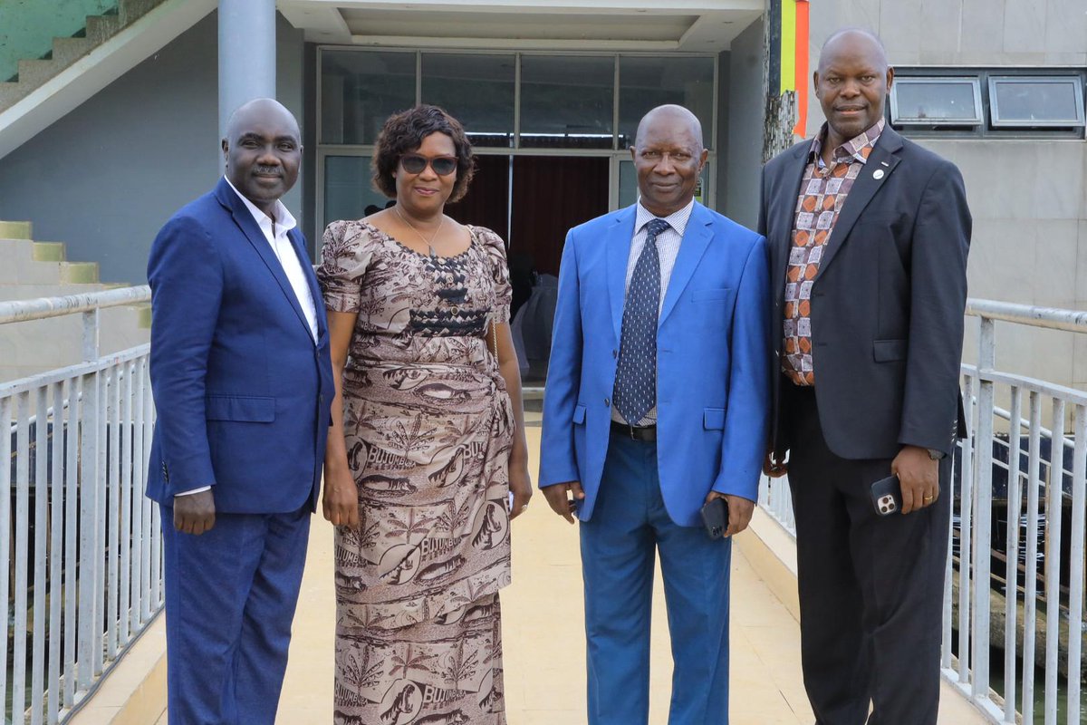 nusdaofficial's tweet photo. From: L-R Dr. Rwothomio Joseph, Ms Juliet Oromcam, Rt. Hon. Jadipu- Prime Minister Ker Alur Kingdom Opar Lawrence Angala, Mr. Maurice Manano CPA at the NUSDA HANDOVER https://t.co/nvd6YY3R7K