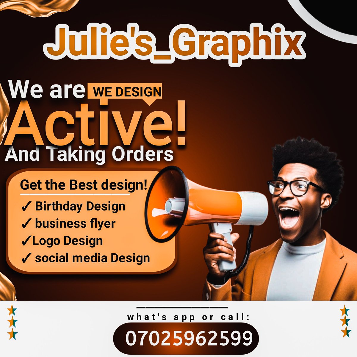 Juliet1856952's tweet image. Day 85 of 100 days Consistency challenge 
A simple flier for my brand 🔥 
#100daysconsistencychallenge 
#100daysofdesign
@AnambraTechies