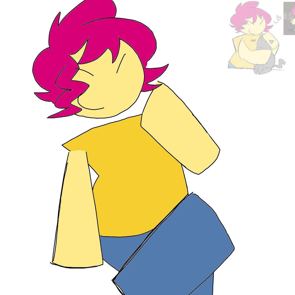 0peeper's tweet image. jane doe @Ink_sus fanart 
#janedoeroblox