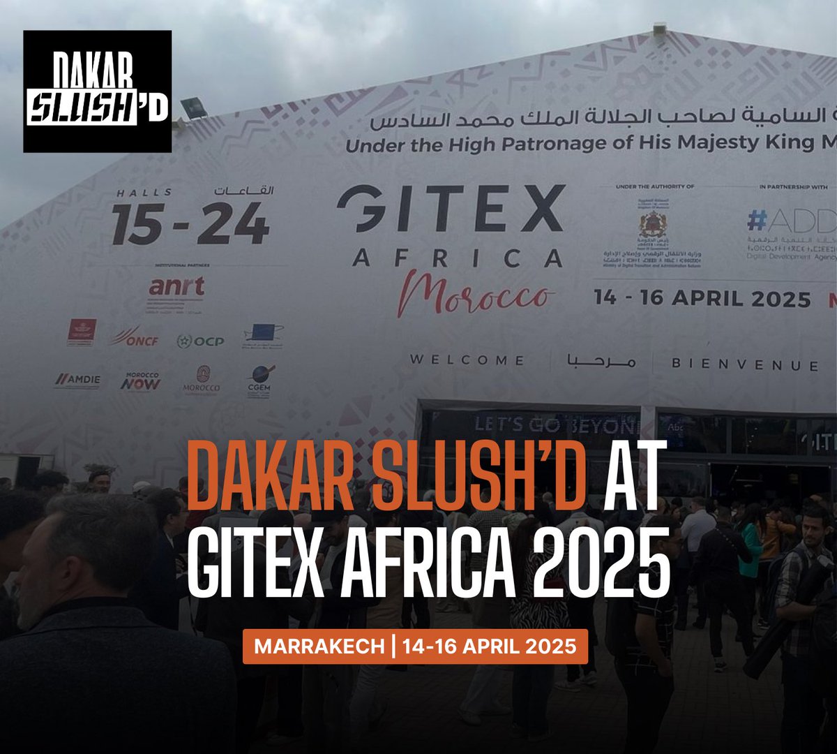 🌍 Dakar’Slush’D Debuts at #GITEXAFRICA2025 in #Morocco 📍🎯

#DakarSlushd, West Africa’s premier innovation showcase, is making its debut at #GITEXAFRICA 2025 in #Marrakech. This marks a significant milestone as Dakar’Slush’D joins the continent’s largest #tech &amp; #startup event.