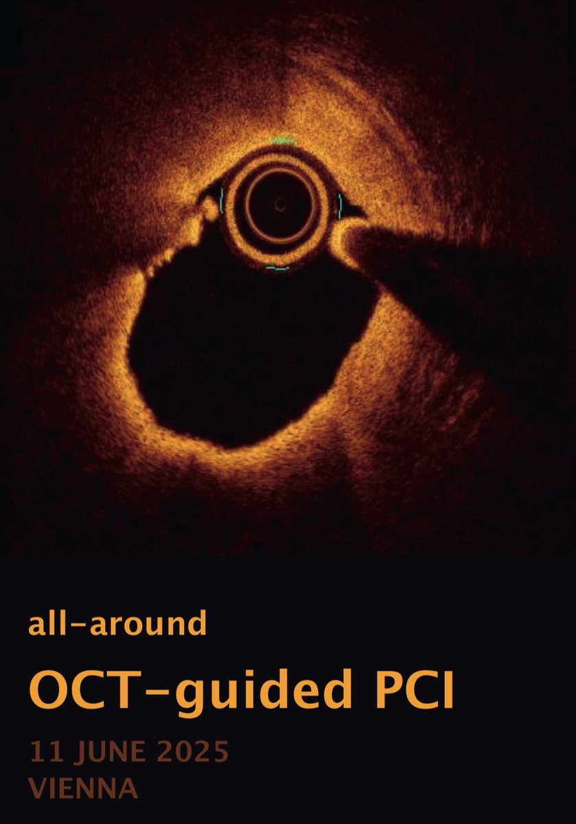 How to do OCT-guided PCI step-by-step. One day course in Vienna with great faculty.

📌based on real life cases
📌interactive discussions 
📌best clinical practices and troubleshooting 
📌registration free of charge

registration.maw.co.at/kardiooct25

<a href="/AbbottNews/">Abbott</a> <a href="/gabor_gt/">Gabor G Toth</a>