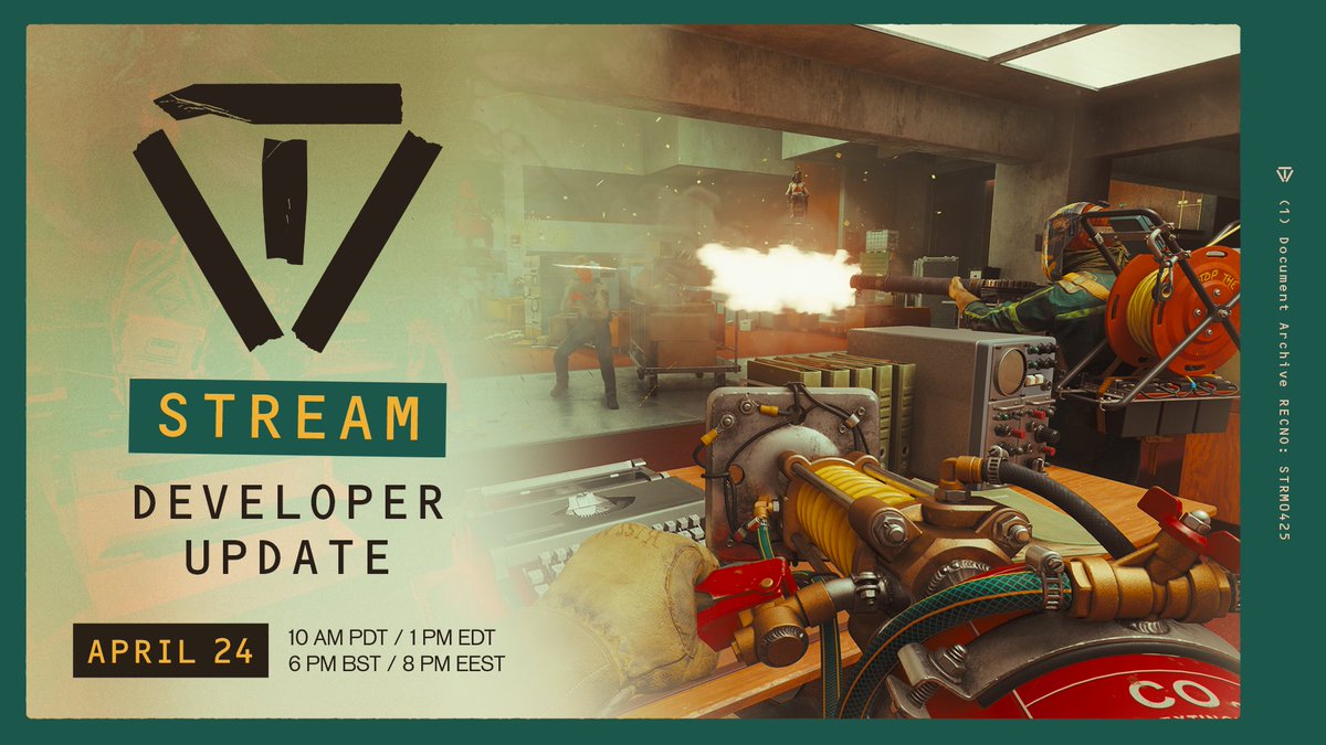 ControlRemedy's tweet photo. We are hosting our very first FBC: Firebreak Developer Update livestream this Thursday at 8PM EEST! We’ll give you a closer look at one of the Jobs called “Paper Chase”, where Sticky Notes have gone rogue, and share some exciting news! You won't want to miss this!
Twitch: https://t.co/5iOxcTysCy
Youtube: https://t.co/BbDNXB2L6X
FBC: Firebreak releases in Summer 2025.
#FBCFirebreak