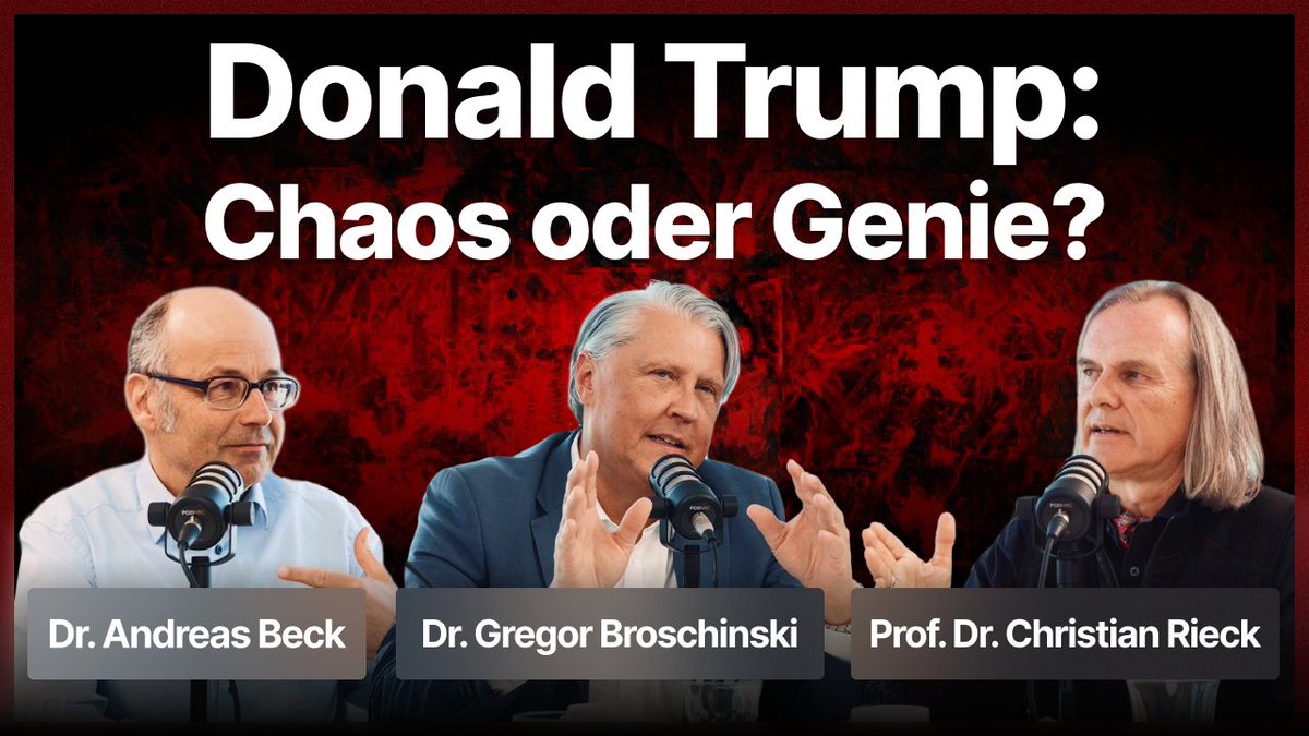 Neues Video: #Trump polarisiert wie kaum ein anderer Politiker. Doch steckt hinter seinem Verhalten Chaos – oder Strategie? Im Gespräch mit Spieltheorie-Experten Prof. Dr. Christian Rieck und Dr. Gregor Broschinski über Trumps politischen Stil – und darüber, ob seine