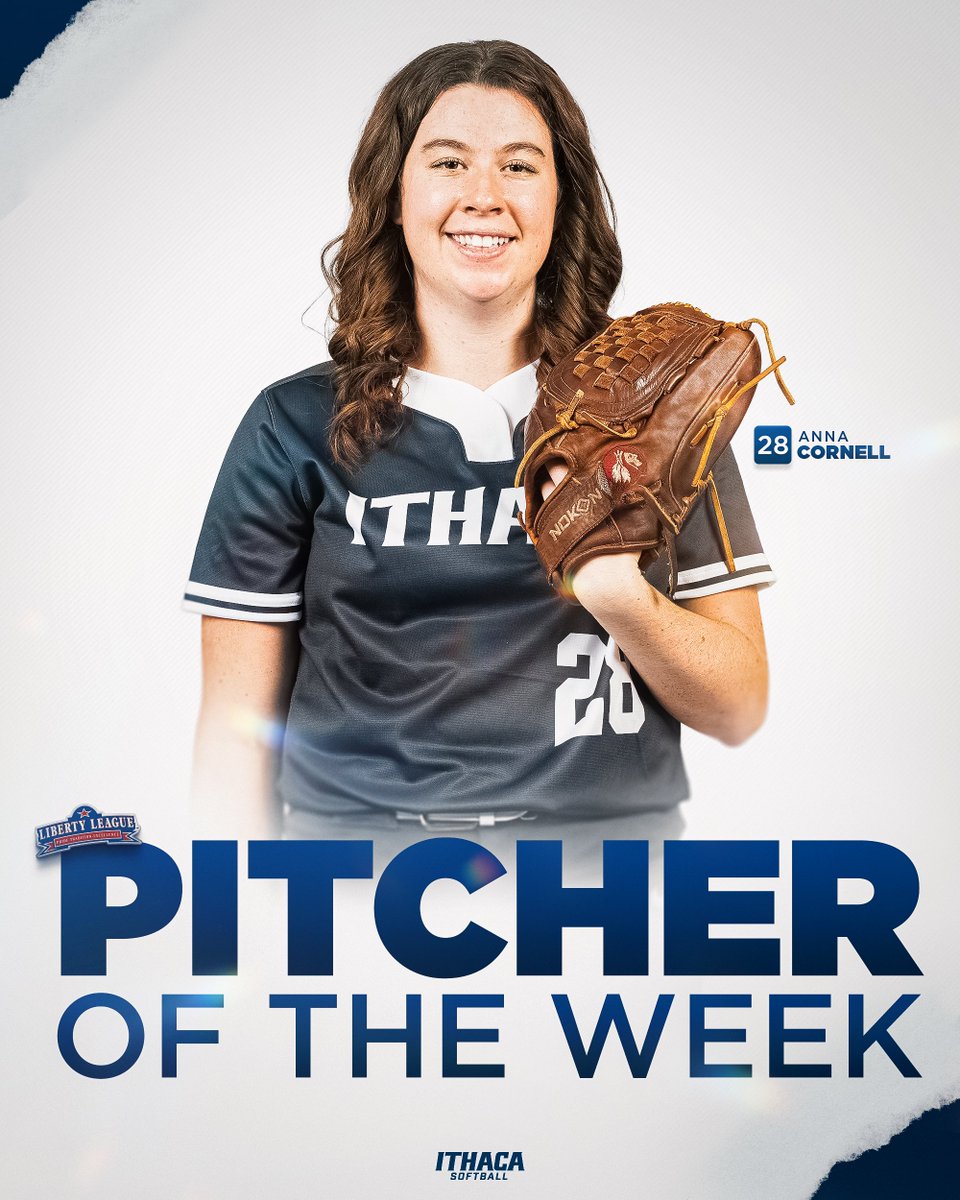 Back to back!

Anna Cornell’s 21 strikeouts helped propel Ithaca to a pair of sweeps over Skidmore and RPI, as she went 3-0 on the week. Totaling 33 strikeouts across 13 innings pitched, she also picked up the decision in the Bomber’s 15-0 win over Skidmore.

#GoBombers x #Team57
