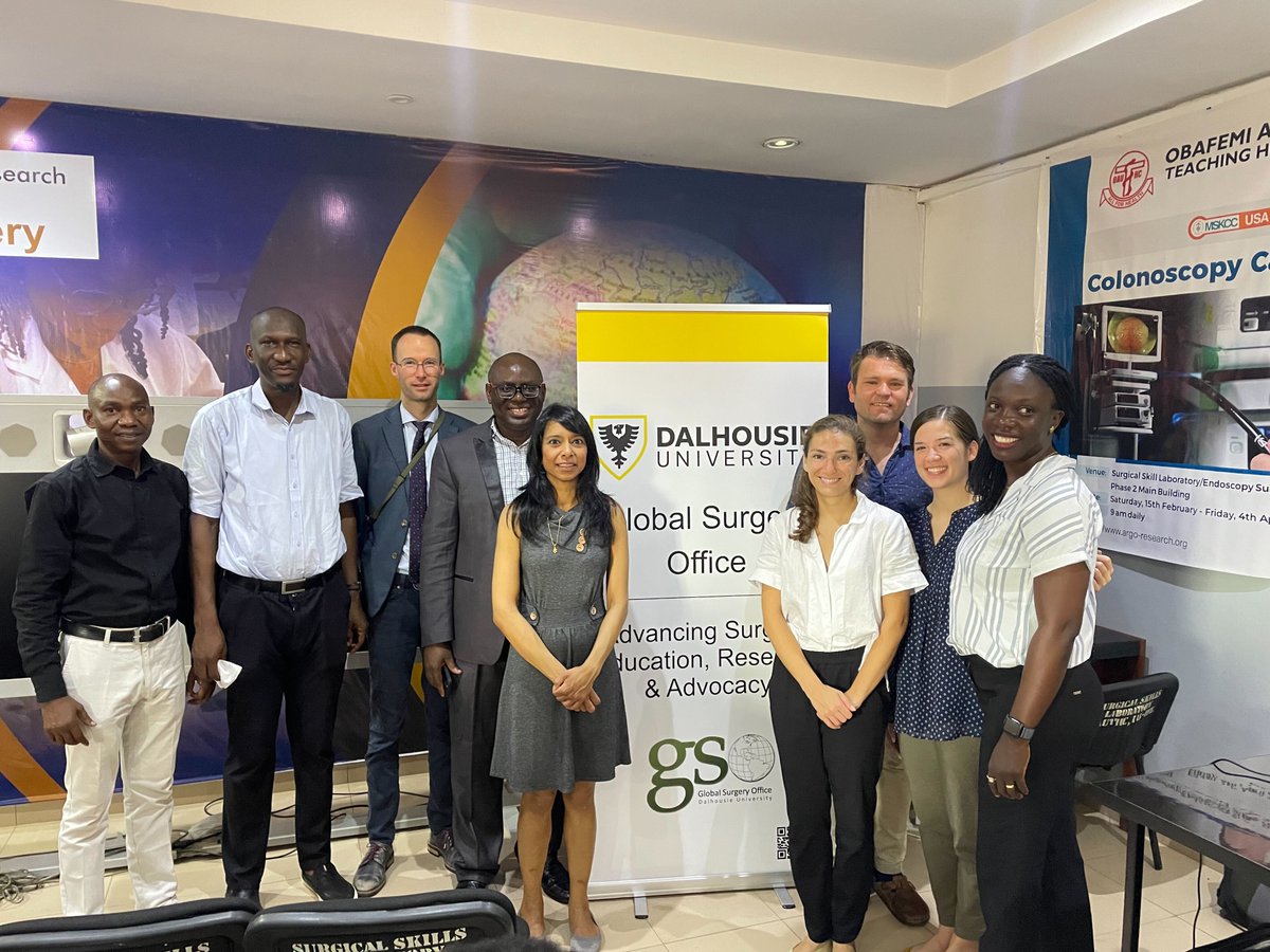 ARGO Research (@argoresearch) on Twitter photo ARGO/OAU hosted 15 Nigerian medical professionals for a hands-on 3-day endoscopy training course including lectures, simulations and live cases with expert mentorship by Nigerian and international faculty. Shaping the future of colorectal cancer care! Thank you <a href="/DalhousieGSO/">GlobalSurgeryOffice</a>! ARGO/OAU hosted 15 Nigerian medical professionals for a hands-on 3-day endoscopy training course including lectures, simulations and live cases with expert mentorship by Nigerian and international faculty. Shaping the future of colorectal cancer care! Thank you <a href="/DalhousieGSO/">GlobalSurgeryOffice</a>!