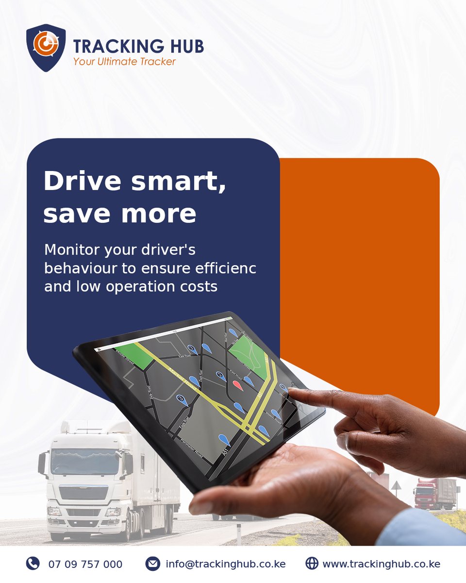 trackinghubltd's tweet photo. Monitor, assess and improve your driver's behaviour with us. Our multi-purpose fleet management system ensures your driver stays focused on the road, while increasing productivity and lowering fuel consumption.

Book a free demo on https://t.co/tdh7xpa69k

#Trackinghub #fleet https://t.co/SFfWe9gvGA