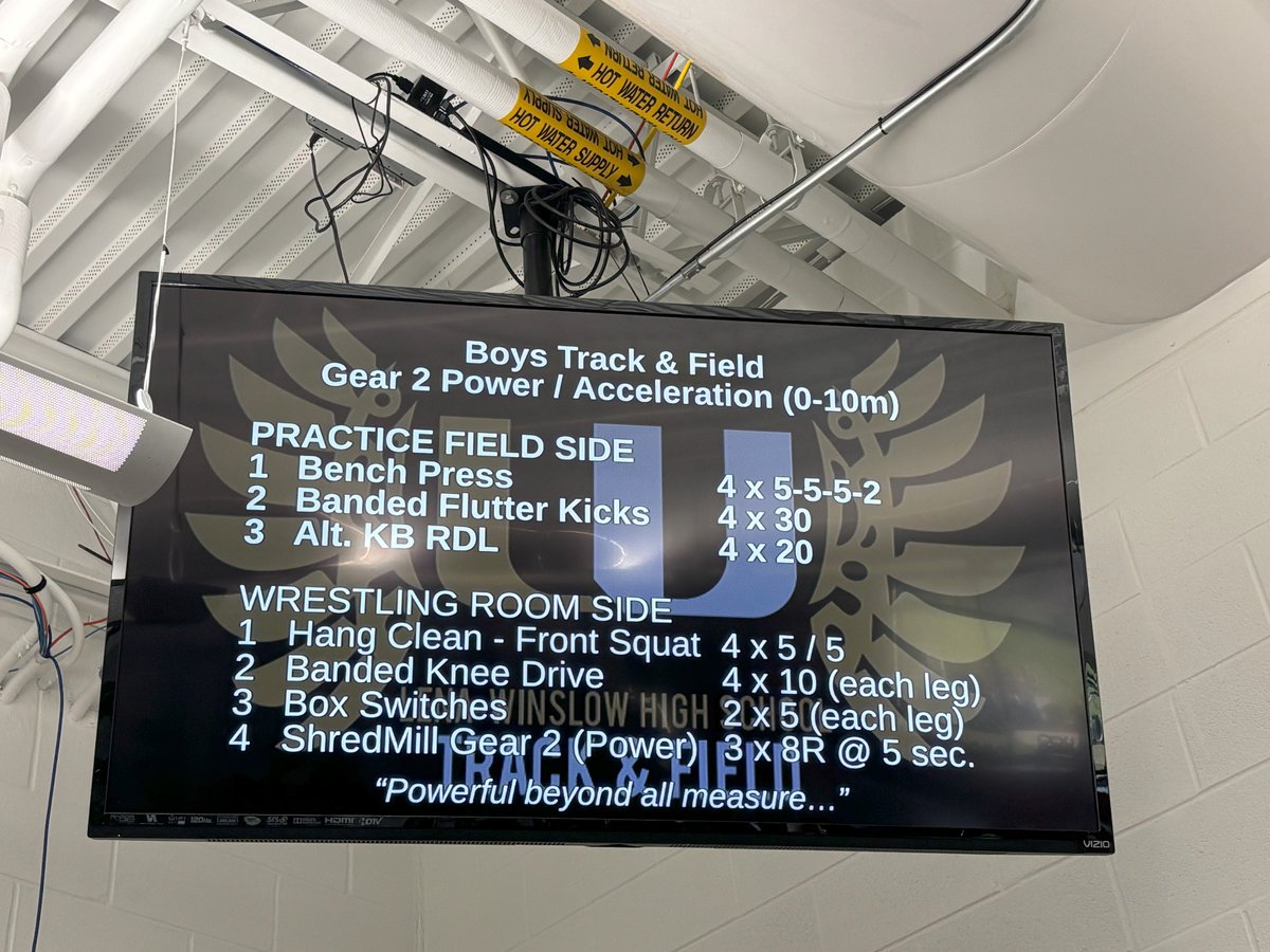 LenaTrack's tweet image. @Gannondunker (So.) won the Shot Put on Saturday at Oregon with a toss of 50-10 (15.49m) and moves up the IHSA rankings to #4 in the State! Yesterday, he tore up the weight room workout and powered his way to 10.9 MPH on the @SHREDmillSpeed at Gear 2 (8R). #BigSkill #FastCat
